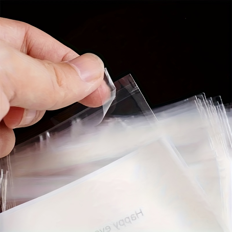 25 Mini Gift Bags with Thank You Print, Self-Sealing